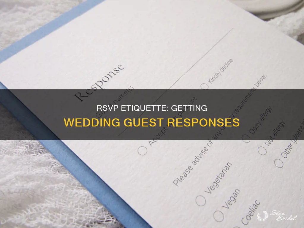 how to request rsvp for wedding