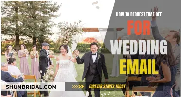 Requesting Time Off for Your Wedding: Email Etiquette