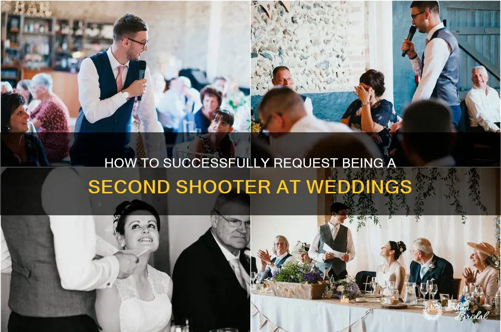how to request to be a second shooter wedding