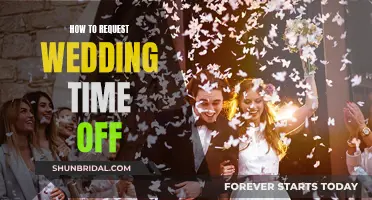 Requesting Time Off for Your Wedding: A Step-by-Step Guide