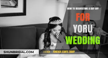Requesting a Day Off for Your Wedding: A Professional Guide