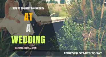 Planning an Adult-Only Wedding: Tips for Requesting No Children