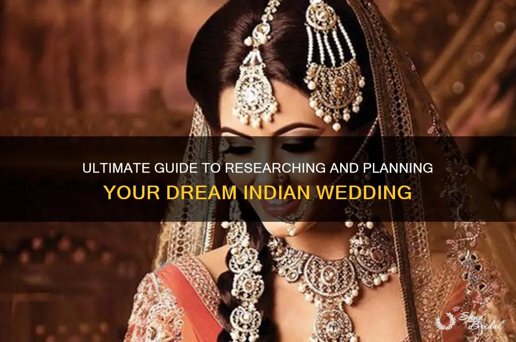 how to research for indian wedding