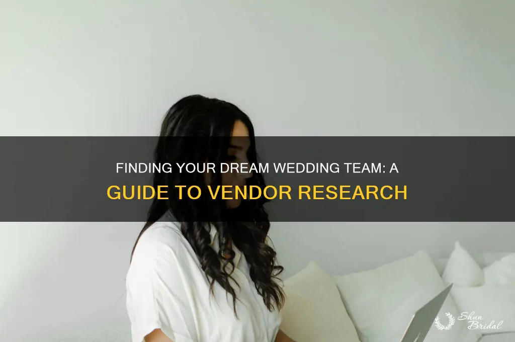 how to research for your wedding vendors