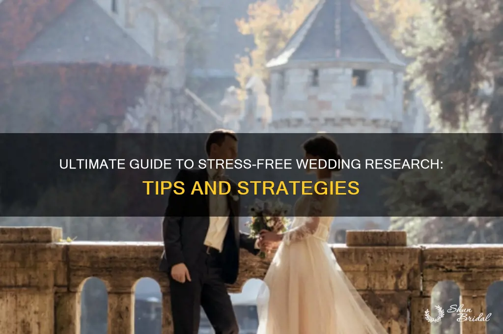 how to research for your wedding