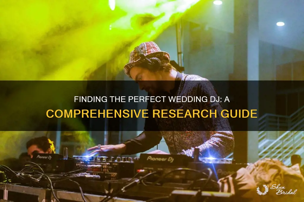 how to research wedding djs