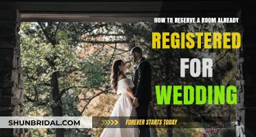 Reserving Your Dream Wedding Venue: Tips for Booking a Registered Room