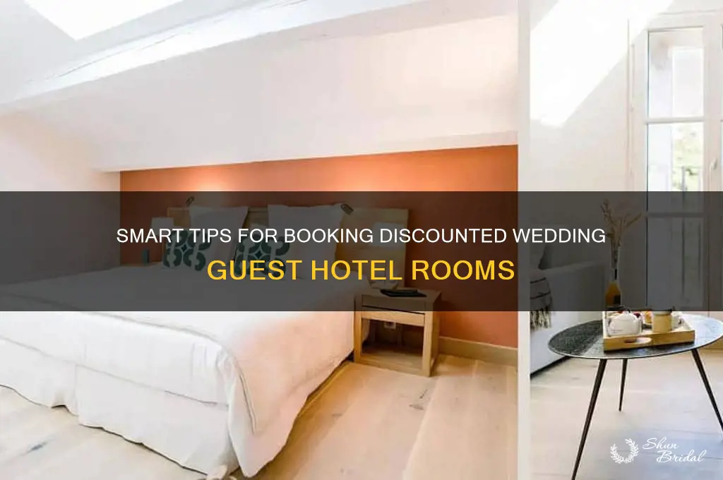 how to reserve discounted hotel rooms for wedding guests