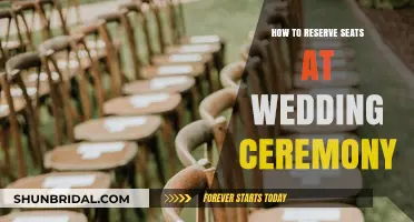 Effortless Wedding Seat Reservations: A Step-by-Step Guide for Guests