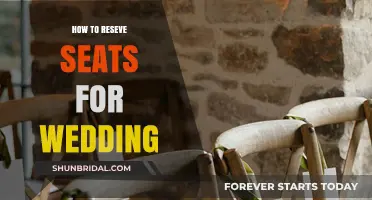 Effortless Wedding Seat Reservations: A Step-by-Step Guide for Guests
