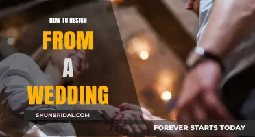 Gracefully Stepping Back: How to Resign from a Wedding Role