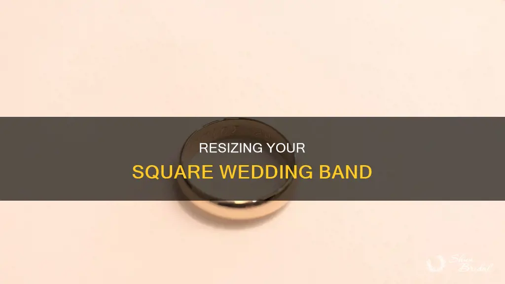 how to resize square wedding band