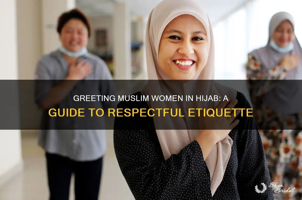 how to respectfully greet a muslim veiled woman
