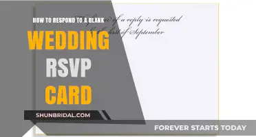 Handling Blank Wedding RSVP Cards: Polite and Effective Response Strategies
