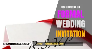 Responding to Formal Wedding Invites: A Step-by-Step Guide