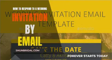 Responding to a Wedding Invitation: Email Etiquette Guide