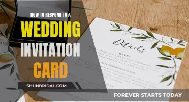 Responding to a Wedding Invitation: Etiquette and Tips