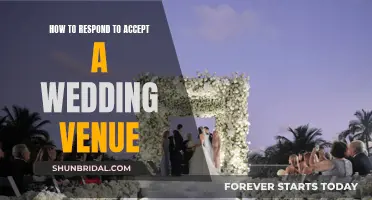 Responding to Your Dream Wedding Venue