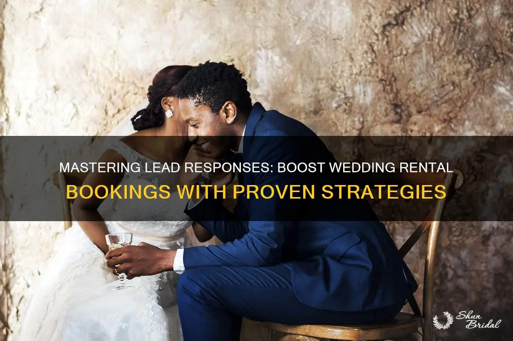 how to respond to leads for wedding rentals