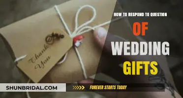 Thoughtful Responses to Wedding Gift Questions: Etiquette and Graceful Answers