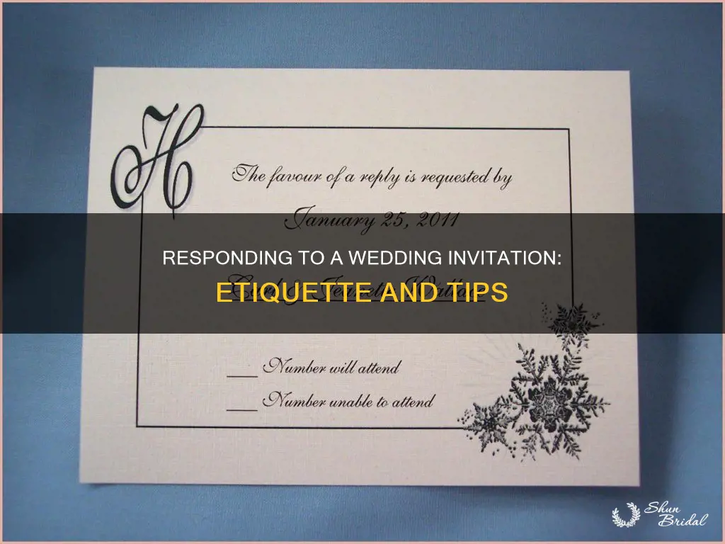 how to respond to wedding invitation card