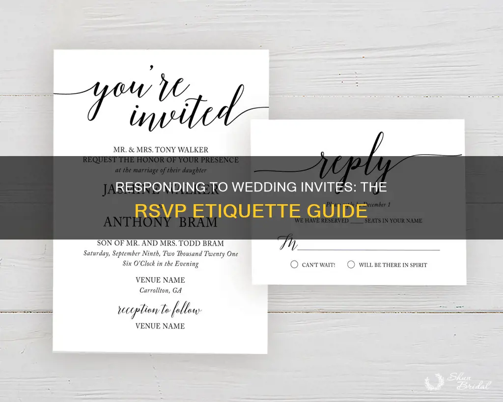 how to respond to wedding invitation rsvp