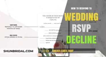 Declined Wedding RSVPs: Crafting a Classy Response