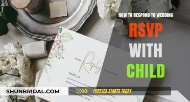 Responding to Wedding RSVPs: Children, a Delicate Balancing Act