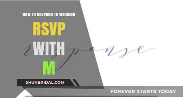 Responding to Wedding RSVPs: What the 'M' Means