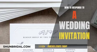 Responding to a Wedding Invitation: Etiquette and Tips