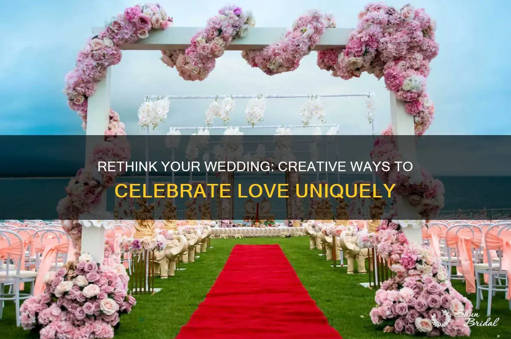 how to rethink your wedding