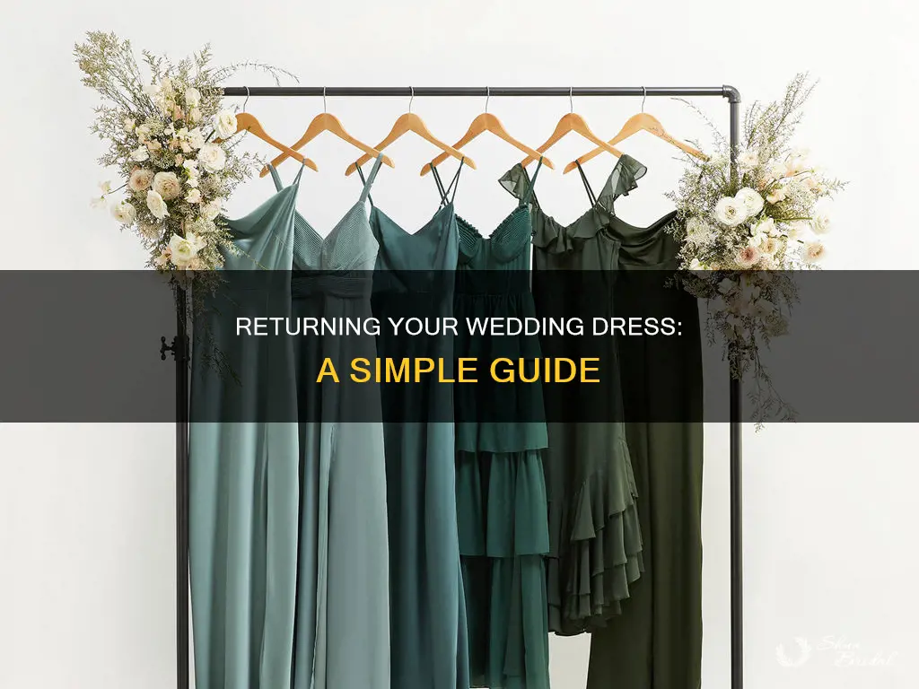 how to return a wedding dress