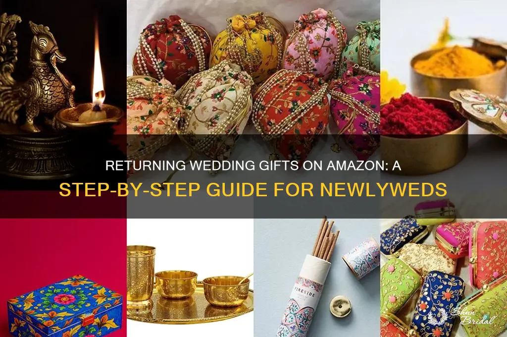 how to return a wedding gift on amazon