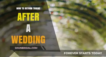 Post-Wedding Returns: A Step-by-Step Guide to Hassle-Free Exchanges