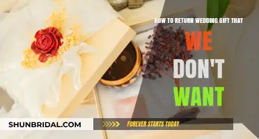 Gracefully Returning Unwanted Wedding Gifts: A Step-by-Step Guide