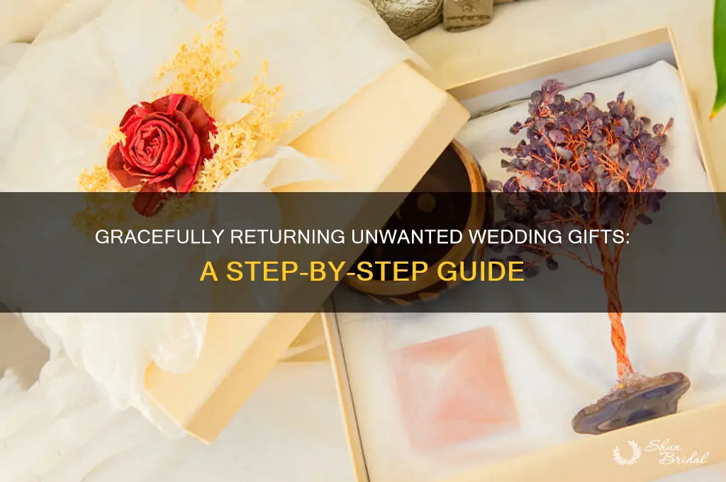 how to return wedding gift that we don