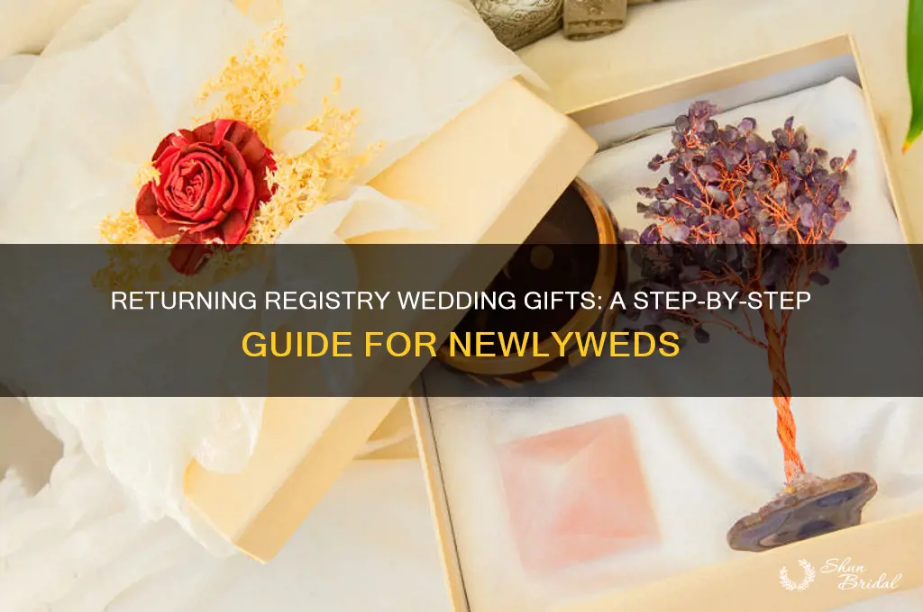 how to return wedding gifts purchased through a registry
