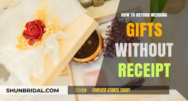 Returning Wedding Gifts Without a Receipt: A Polite and Practical Guide