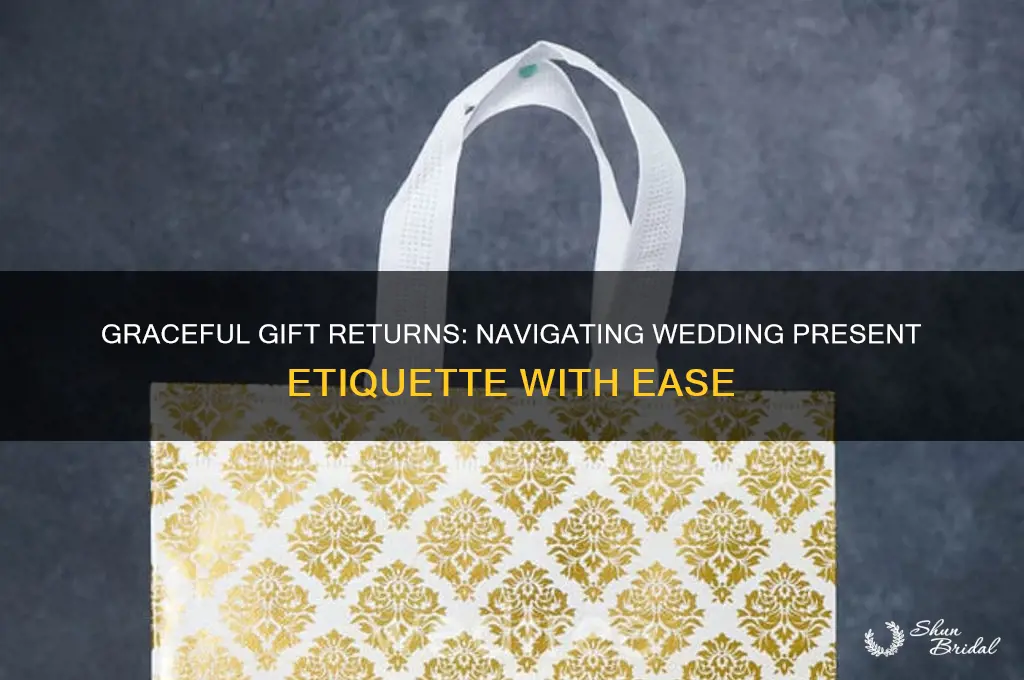 how to return wedding gifts