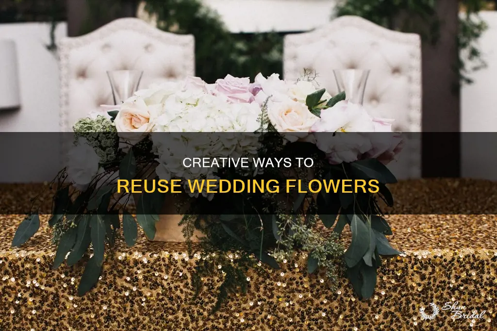 how to reuse wedding flowers