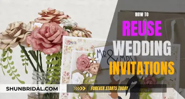 Creative Ways to Reuse Wedding Invitations for Other Purposes