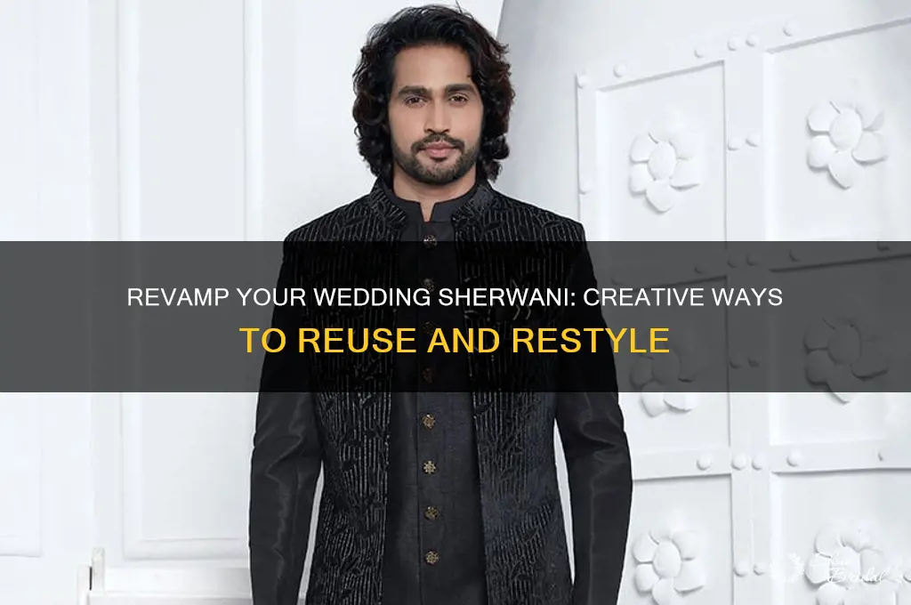how to reuse wedding sherwani