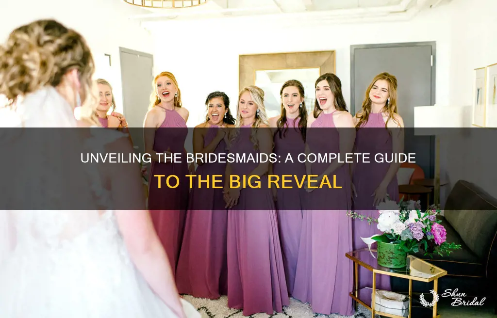 how to reveal bridesmaids altogether