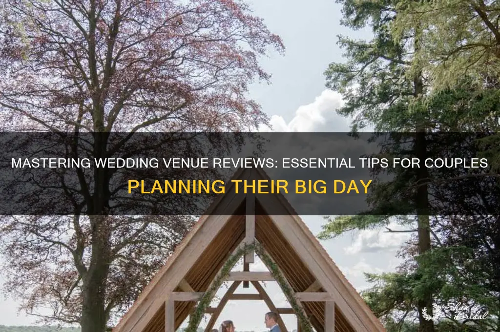 how to review wedding ven