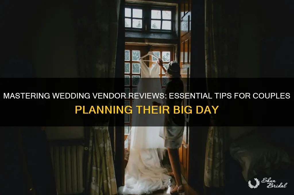 how to review wedding vendors