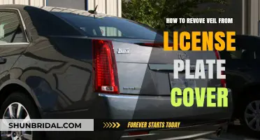 Easy Steps to Remove Veil from Your License Plate Cover