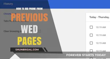 Clear Your Phone's Browser History: A Step-by-Step Guide to Erasing Past Web Pages