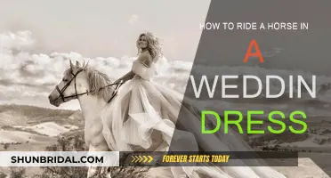 Guide to Riding a Horse in a Wedding Dress