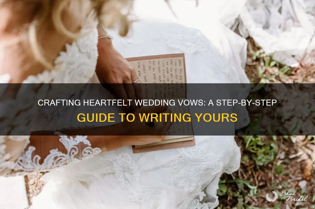 how to right vows