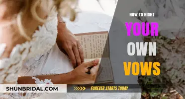Crafting Heartfelt Wedding Vows: A Guide to Writing Your Own
